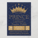 Search for royal prince invitations Blue