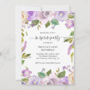 Search for surprise for her birthday invitations Floral