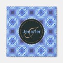 Search for blue abstract pattern magnets Stylish
