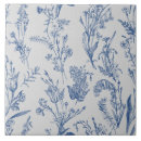 Search for vintage blue white floral tiles Chinoiserie