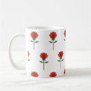 Search for red rose coffee mugs Floral