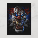 Search for evil face postcards Halloween
