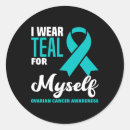 Search for ovarian cancer stickers Teal