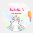 Search for happy birthday unicorn stickers Rainbow