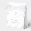 Search for dusty blue wedding favour boxes Script typography