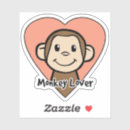 Search for monkey lover stickers Primate
