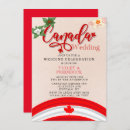 Search for canadian wedding invitations Red