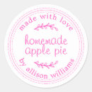 Search for bright white stickers Made with love