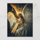 Search for angel playing postcards Harp