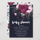 Search for plum baby shower invitations Winter