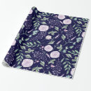 Search for lilac flower wrapping paper Girly