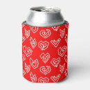 Search for valentines can coolers Red