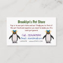 Search for penguin business cards Cute