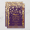 Search for purple bling invitations Glam