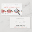 Search for magnifying glass business cards Inspector