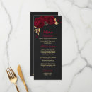 Search for red and black menus Botanical