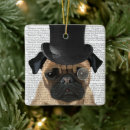 Search for pug christmas decor Cute pugs