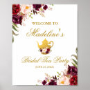 Search for vintage tea posters Watercolor floral