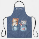 Search for kitten aprons Girly