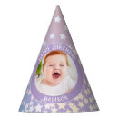 Search for purple paper party hats For kids