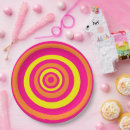 Search for hot pink and orange plates Retro