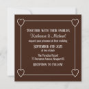 Search for plain brown invitations Elegant