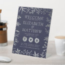 Search for silver welcome wedding signs Floral