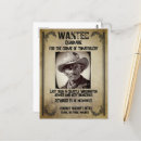 Search for outlaws postcards Wild west