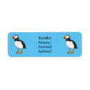 Search for puffin return address labels Cute
