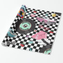 Search for retro cherries wrapping paper Pink