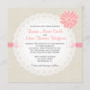 Search for doily invitations Coral