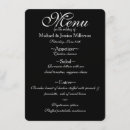 Search for printing wedding menus Elegant