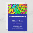 Search for hippie graduation invitations 60's