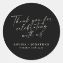 Search for calligraphy wedding stickers Minimalist