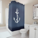 Search for navy blue and white shower curtains Boat