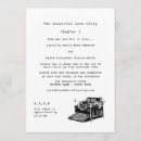 Search for writers invitations Vintage