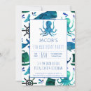 Search for octopus birthday invitations Ocean