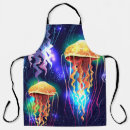 Search for jellyfish aprons Underwater