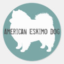 Search for eskimo dog stickers Eskie