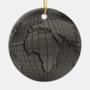 Search for earth globe christmas tree decorations Global