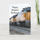 Search for railroad birthday cards Transportation