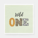 Search for wild one napkins One year old