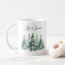 Search for snowy forest mugs Rustic