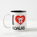 Search for koala design mugs Australian wildlife