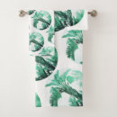 Search for palm tree bath towels Green