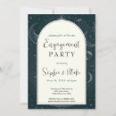 Search for blue and silver engagement party invitations Stars