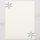 Search for christmas newsletter stationery paper Snowflakes
