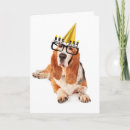 Search for basset hound birthday cards Humour