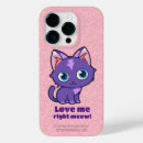 Search for purple cat iphone cases Kitten