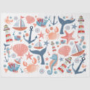 Search for sea shells tissue paper Under the sea